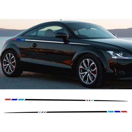 2PCS car side stripe film car film film car fashion creative line decoration sticker car modification accessories