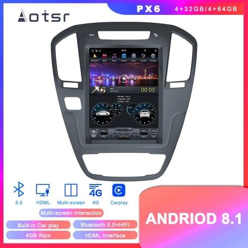 Tesla Style Android 8.1 GPS Navigation DVD Player For Opel Insignia 2008-2013 Auto Stereo Multimedia Head Unit Player