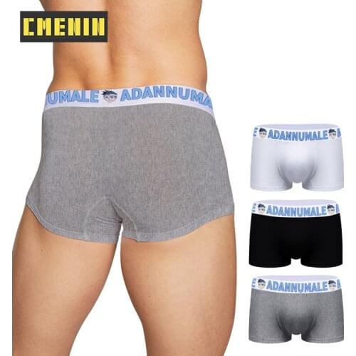 Hot Sale Cotton Gay Sexy Mens Panties Boxers Shorts Underpants Hip Raise Trunks Man Underwear Boxer Men Boxeurs AD7104