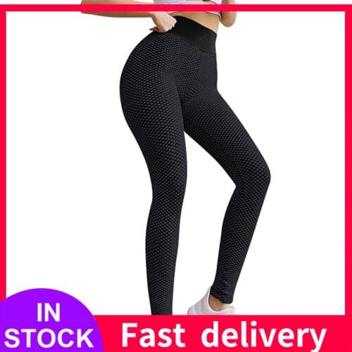 Womens Stretch High Waist Yoga Leggings Fitness Running Gym Sports Full Length Active Pants Pantalones De Mujer Брюки Женские