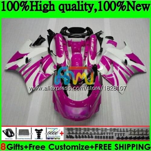 ZX-11 For KAWASAKI ZX11 ZX-11R ZZR 1100 ZX 11R 8BS.68 ZZR1100 ZX11R 93 94 95 Pink Rose 96 97 1993 1994 1995 1996 1997 Fairing