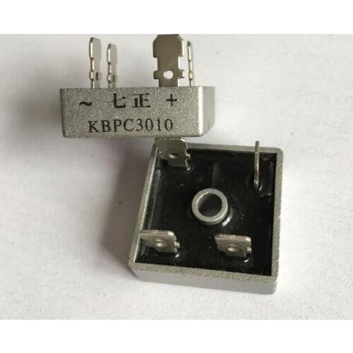 10pcs Single phase rectifier bridge KBPC3010 Metal Case Bridge Rectifier