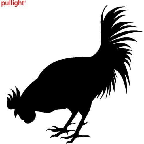 17.7cm*18.1cm Rooster Chicken Bird Animal Decor Decal Vinyl Car Sticker