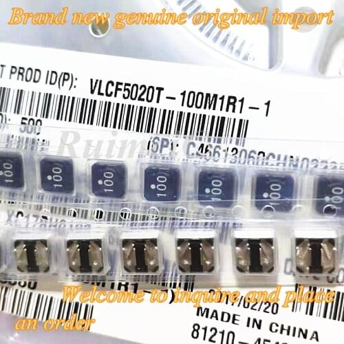 5PCS VLCF5020T-100M1R1-1 101M 2R7 2R2 3R3 470M 4R7 330M 220M 150M Full Series 5X5X2MM 10UH 1.1A SMD Shielded Power Inductors