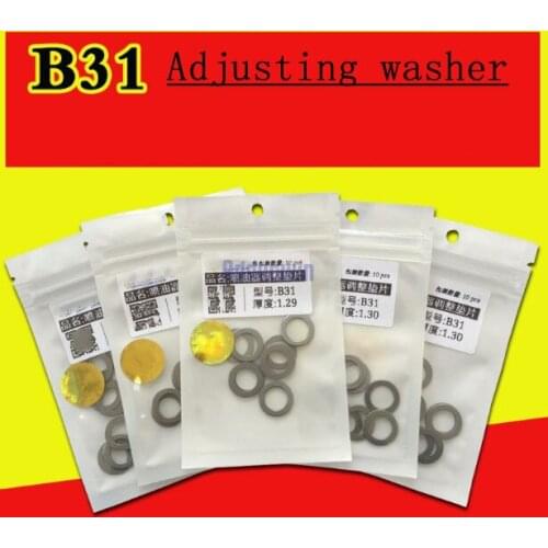 B31 diesel common rail injector nozzle control valve adjusting washers gaskets for BOSCCH 110 4 cylinders