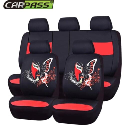 New Fashion Chinese Facebook Automobile Seat Covers Universal Car Styling Four Season Car Seat Covers Fit For 40/60 50/50