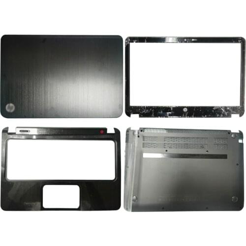 NEW For HP ENVY 4 ENVY4-1000 4-1008 4-1040 TPN-C102 Laptop LCD Back Cover/Front Bezel/Palmrest/Bottom Case 686574-001 Black