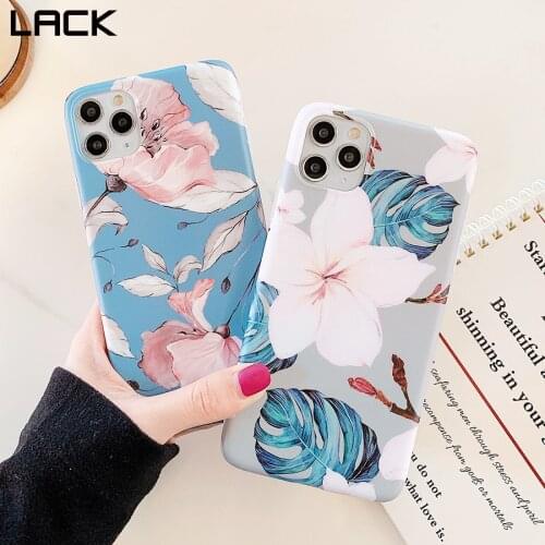 LACK Cute flowers Banana leaf Phone Case For iphone 12 11Pro Max Cases For iphone X XS MAX XR 7 6 6S 8 Plus Floral Back Cover