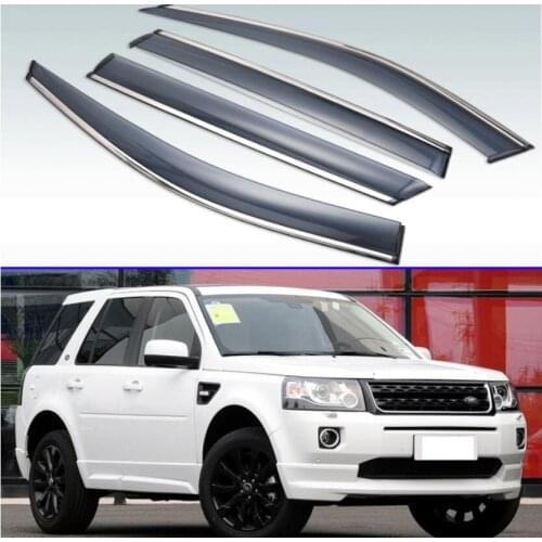 For Land Rover Freelander 2 2009-2018 Plastic Exterior Visor Vent Shades Window Sun Rain Guard Deflector