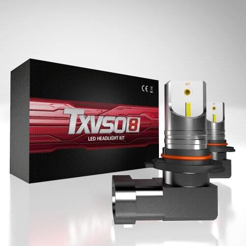 2020 M7 H11H8 H9 9012 9005 9006 HB3 HB4 LED Headlight Kit Plug&Play Turbo Cool Fan Waterprof forEdge Fog Light 6000k Canbus CSP