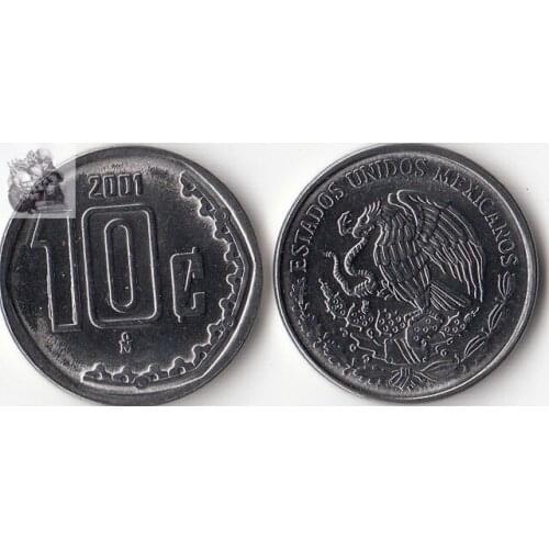 Mexico10 Centimes America Coins Decor New Original Coin UNC Commemorative Edition 100% Real