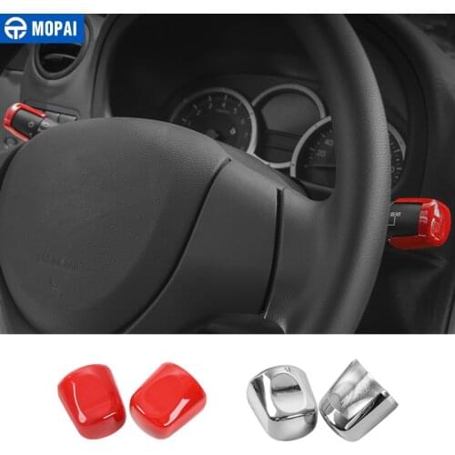 MOPAI ABS Interior Steering Wheel Wiper Turn Signals Pull Rod Lever Decoration Cover Stickers for Suzuki Jimny Car Accessories