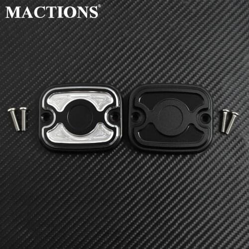 Motorbike Front Brake Cap Master Cylinder Cover For Harley Dyna 2006-17 Softail 2006-14 Trike 2014-17 Touring 2005-07 Models