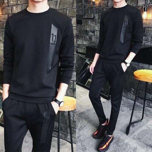 New autumn mens suit boys and teenagers handsome casual sportswear autumn men