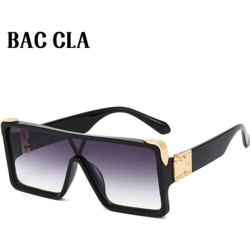 Casual Fashion Siamese UV Sunglasses New Men Women Square Big Frame Sun Glasses European American Retro Gradient Eyeglasses