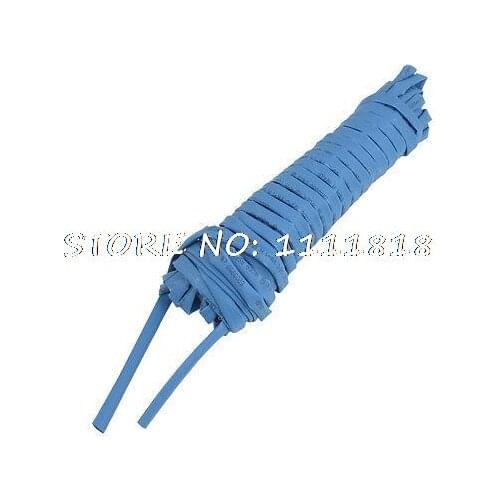 Ratio 2:1 10M 4mm Dia. Blue Heat Shrinkable Tube Shrinking Tubing