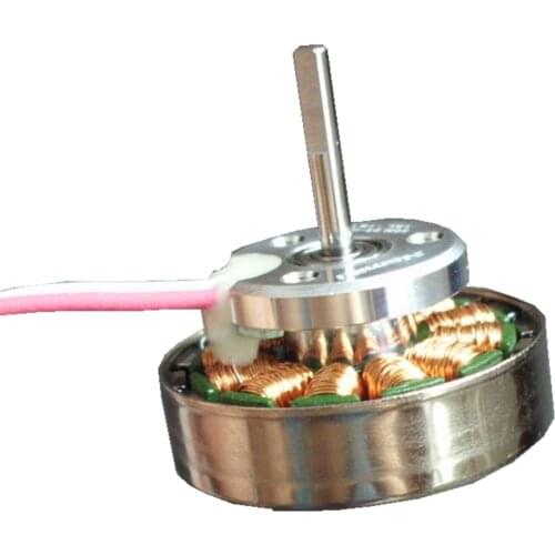 Three-phase Brushless Rare Earth Magnet Outer Rotor Motor 12N16P Small Magnetic Gap Motor for Car Model,UAV Four-axis Fixed Wing