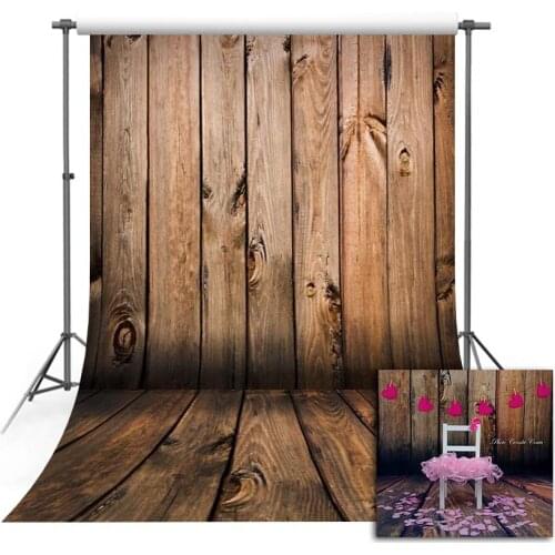 Mehofond Vinyl 5x7ft Wooden Board Backdrop Vintage Children Baby Portrait Pet Photography Background for Photo Studio Photophone