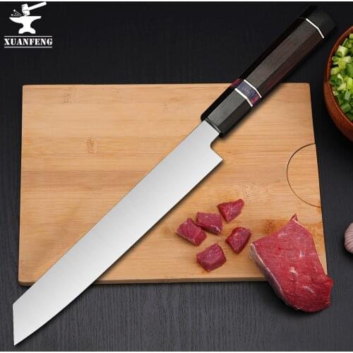 XUAN FENG Chef Knife VG10 Steel Sharp Kiritsuke Gyuto Meat Cleaver Slicing Tool Kitchen Cooking Tool Knife