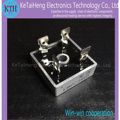 2pcs/lot FREE SHIPPING KBPC3510 35A 1000V Diode Bridge Rectifier