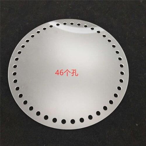 5pcs 17cm Round Acrylic Double Cover for Knitting Handbag Wool Bag Weave