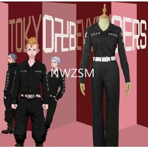 Anime Tokyo Revengers Manjiro Ken Cosplay Costume Tokyo Manji Gang President Llaveros Embroidery Jacket Halloween Party