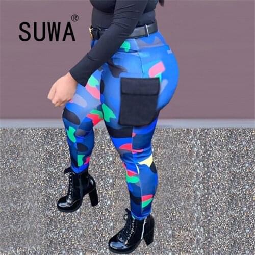 Tie Dye High Waist Pants Trousers Women Wholesale Clothing Skinny Sweatpants Vintage Casual Cool Girl Streetwear