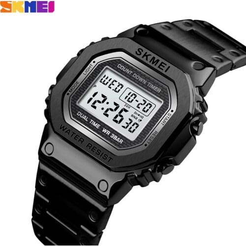 Waterproof Chronograph Countdown Digital Watch For Men Fashion Outdoor Sport Wristwatch Top Brand SKMEI Mens Watch Alarm Clock