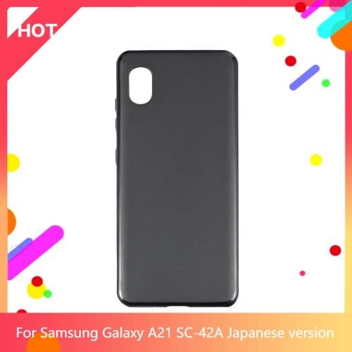 Galaxy A21 SC-42A Case Matte Soft Silicone Back Cover For Samsung Galaxy A21 SC-42A Japanese version Phone Case Slim shockproof