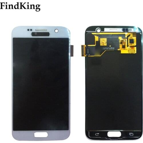 AMOLED LCD Display For Samsung Galaxy S7 G930 G930A G930F SM-G930F LCD Display Touch Screen Assembly Digitizer Panel Tools
