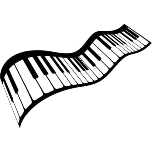 Creative Wavy Piano Keys Carbon Steel Cutting Dies DIY Scrapbooking Photo Album Embossing Paper Cards Making Stencil