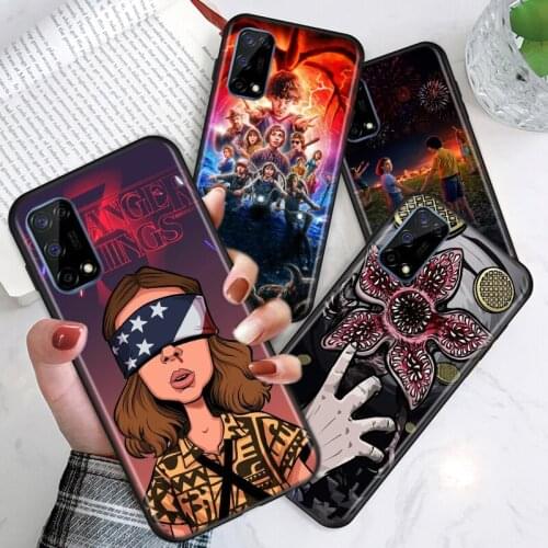 Stranger things For Realme V15 X50 X7 X3 superzoom X2 C17 C11 C3 7i 7 6i 6S 6 5 Narzo 20 5G Pro Soft Phone Case