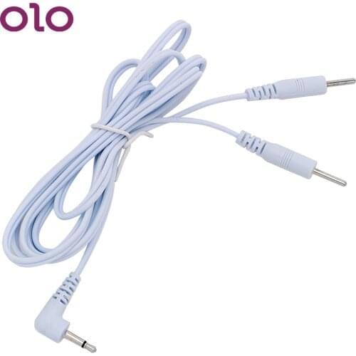 OLO 2/4 Pin Electric Shock Wire Electro Stimulation SM Therapy Massager Accessories Sex Toys For Penis Ring Anal Plug