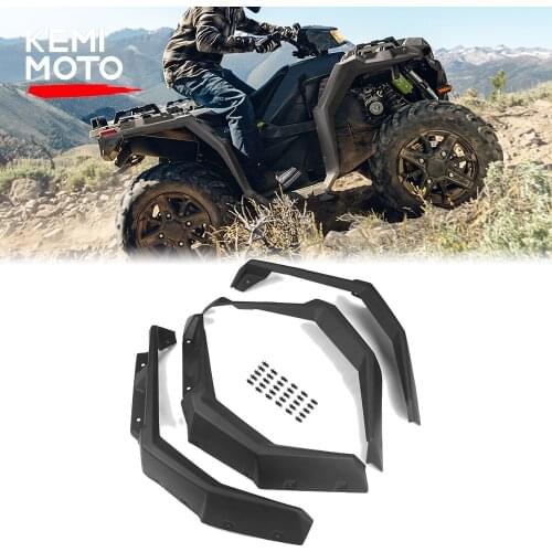 ATV KEMIMOTO Front Rear Fender Flare for Polaris Sportsman XP 1000 850 2017 2018 2019 2020 2021