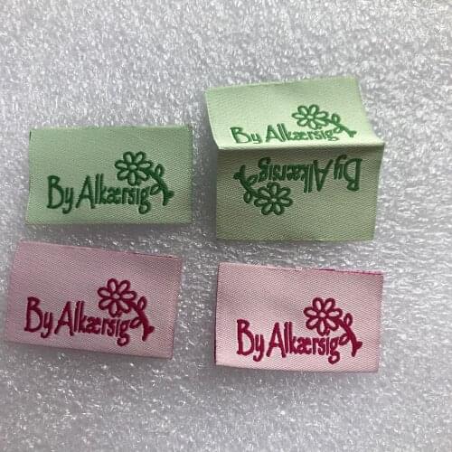 Cloth label /label/damask woven label / Custom Design Garment Clothing Tag / Woven Label / main label / damask label