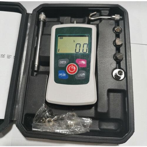 Portable Force Gauge Digital Dynamometer Push Pull with Maximum Load Value 100N 10kg 22Lb 360Oz