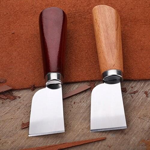Stainless Steel Profession Leather Cutter Knife, Blade for Patchwork Knives Paper Cloth Leathercraft Cutting Tool Wood Pattern