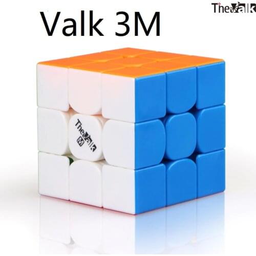 QiYi Valk3 M 3x3x3 magentic Magic Cube The Valk 3M magnetic magic cube qiyi valk3 M magnetic cubo magico magnetic speed puzzle