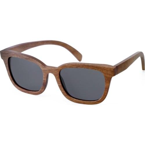 Vintage Black walnut wooden sunglasses Women brand Luxury retro Polarized Men sunglasses Beach High-gradeeyeglasses male