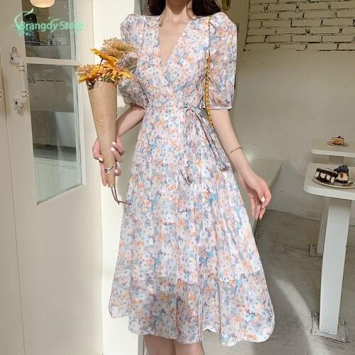 Vintage Aesthetic Clothes 2021 Cottagecore Sukienka Vestidos Elegantes Para Mujer Sexy Dress Women Summer Harajuku Bandage Dress