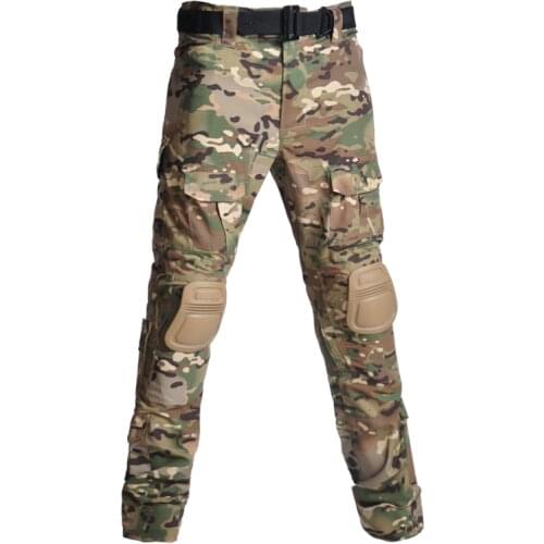 Military Tactical Pants with Knee Pad Hunting Clothing Airsoft Paintball Army Combat Padding Suit Camouflage Sport Trouser