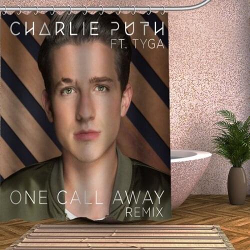 Charlie Puth Shower Curtain Eco-friendly Modern Fabric polyester Custom Bath Curtains Home Decor Curtains