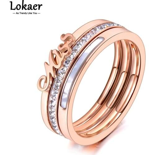 Lokaer Luxury Classic Red Cubic Zirconia Engagement Rings Silver Color Wedding Ring For Women Bride Bands Jewelry LR17114