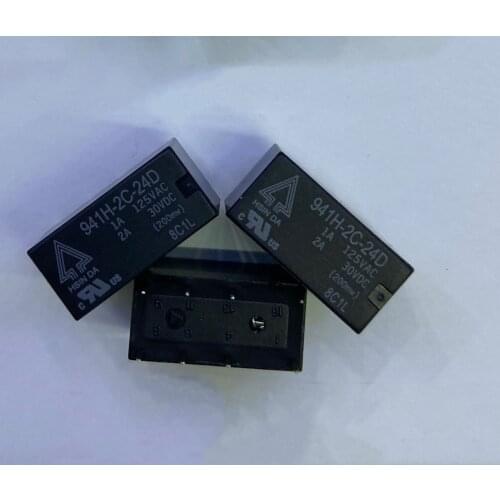 10pcs/lot 100%Original New Relay 941H-2C-5D 5V 941H-2C-12D 12VDC 941H-2C-24D 24V 941H 2C 24D 941H 2C 12D 12V 24V 8PIN