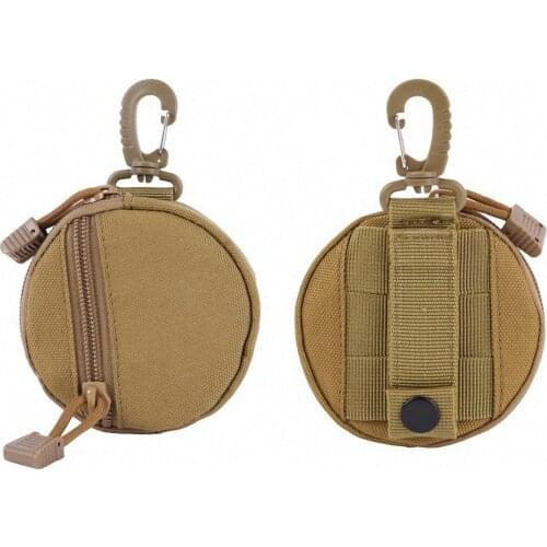 1000D Nylon Tactical Waist Bag Multifunction Camping Hiking Molle Pouch Military Purse Key Bag Mini Outdoor Hunting Accessories