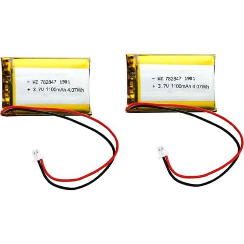 2PCS Lithium Ion Battery 1100mAh Vivan-Star Ar d ui no Nodemcu ESP32 Development Board Protective Board Insulated Rubber Tape