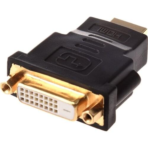 HDMI to DVI Adapter /Gold Plated Connector (Male to Female)