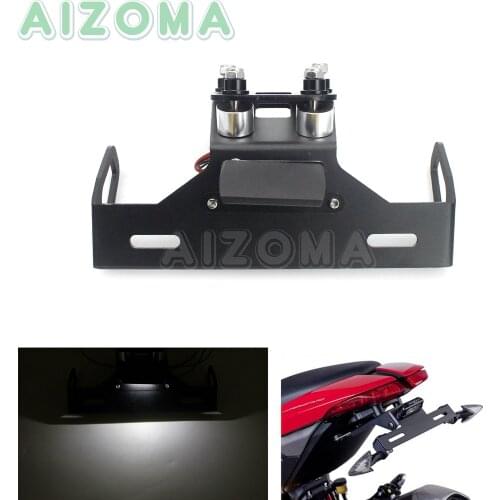Motorcycle Accessories Tail Tidy Fender Eliminator For Kawasaki Z 800 Z800 2013-14 2015 2016 CNC License Plate Holder LED Light