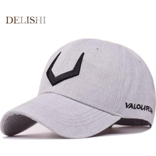 Russian embroidery antlers V Logo Baseball Cap grey men and women fashion trendsetter peaked cap Snapback Casquette Bone Hat