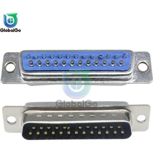 DB25 Female Male Solder Welded Connector DB D-SUB Adapter 25pin Male Female Converter
